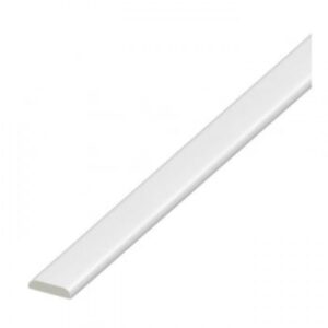 Deeplas-25mm 'D' Mould 5m White