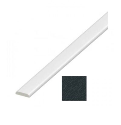 Deeplas-25mm 'D' Mould 5m Anth Grey