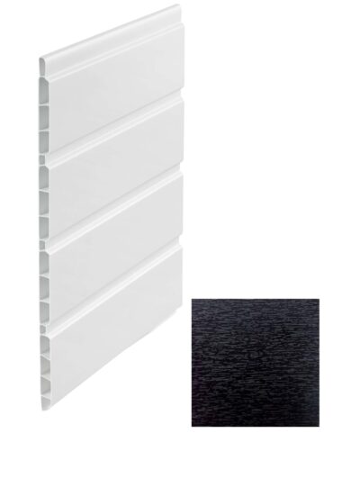 Deeplas-300 Hollow Soffit 5m Black