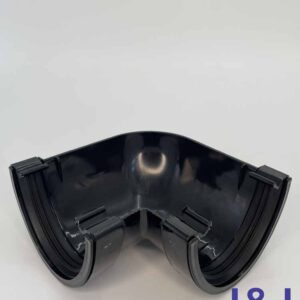 90° Deepflow Gutter Angle-Black
