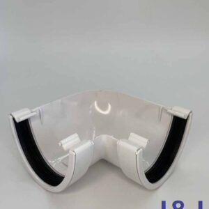 90° Deepflow Gutter Angle-White