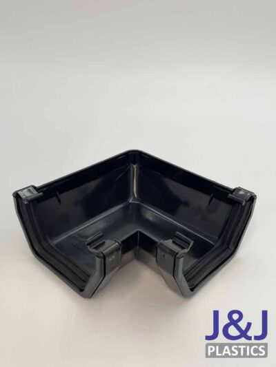 90° Square Gutter Angle-Black