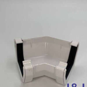 135° Square Gutter Angle-White