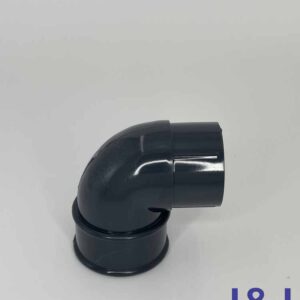 Round 92.5° Offset Bend-Anthracite