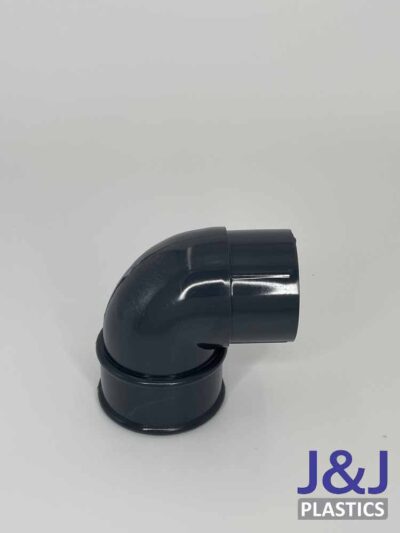 Round 92.5° Offset Bend-Anthracite