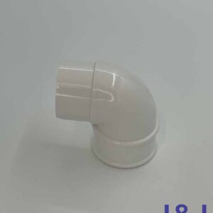 Round 92.5° Offset Bend-White
