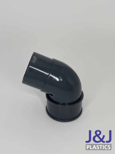 Round 112.5° Offset Bend-Anthracite