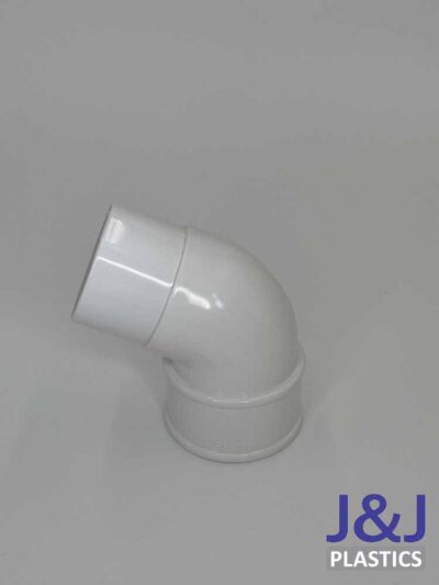 Round 112.5° Offset Bend-White