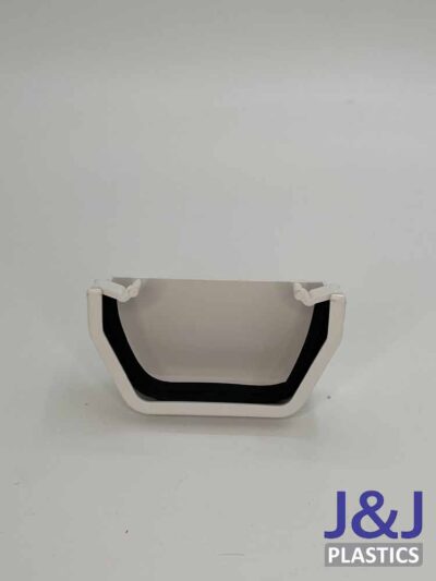 Square External Stopend-White