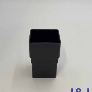 Square Pipe Socket-Black