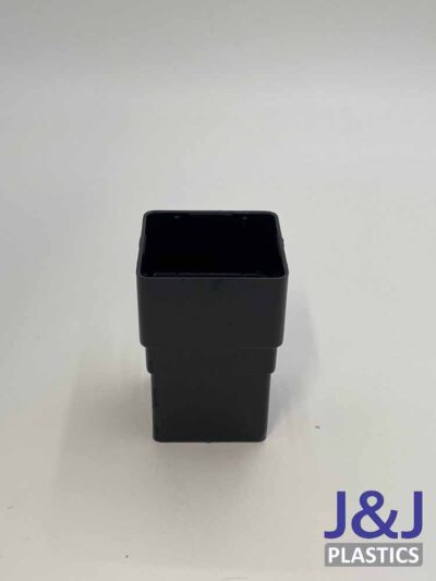 Square Pipe Socket-Black