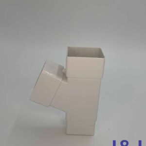 Square 112.5° Y Branch-White