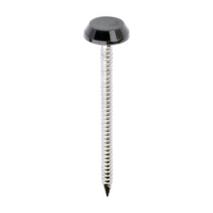 Timco- Anthracite 50mm Polytop Nails