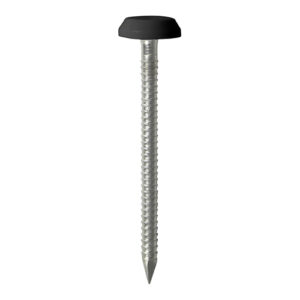 Timco- 50mm Black Polymer Headed Nail