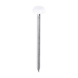 Timco- White 65mm Polytop Nails