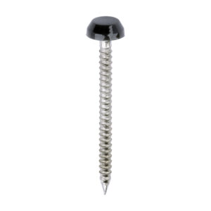 Timco- Anthracite 30mm Polytop Pins