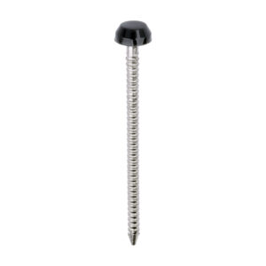 Timco- Anthracite 40mm Polytop Pins