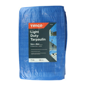 Timco- 5 x 8M Tarpaulin Blue