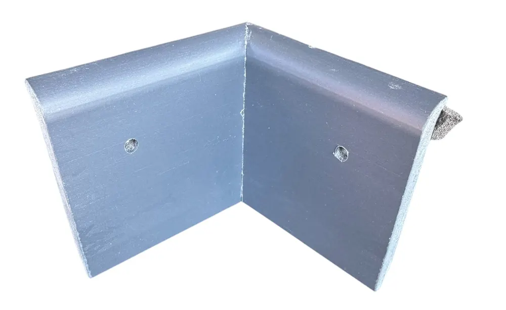 Plytech Quicktrim Anthracite Int Drip Edge Corner