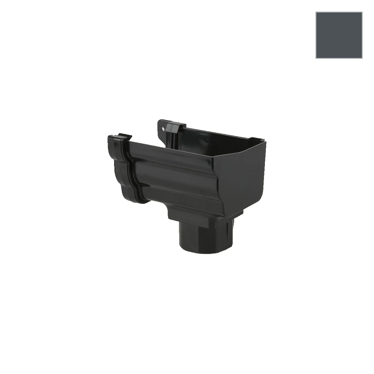 Ci Ogee Stopend Outlet RH Anth Grey
