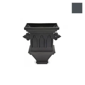 Ci Wall Gothic Planter Anth Grey