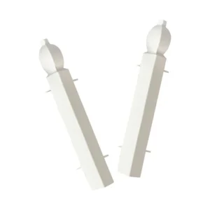 Deeplas- 90° Ext Corner for 150 Ogee Skirt White S