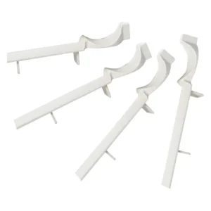 Deeplas- 90° Int Corner for 150 Ogee Skirt White S