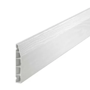 Deeplas- 100mm Chamfered Skirting 5m White Satin