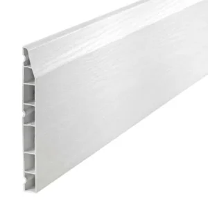 Deeplas- 150mm Chamfered Skirting Board 5m White S