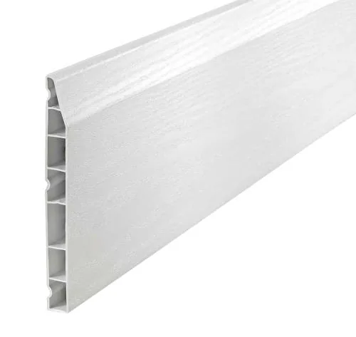 Deeplas- 150mm Chamfered Skirting Board 5m White S