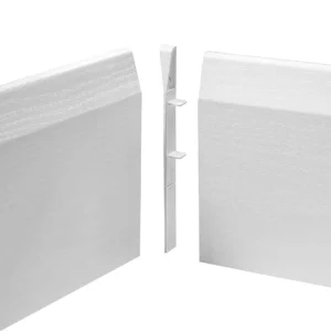 Deeplas- 90° Int Corner for 150 Chamf Skrt White S