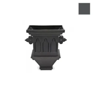 Ci Wall Gothic Planter Graphite
