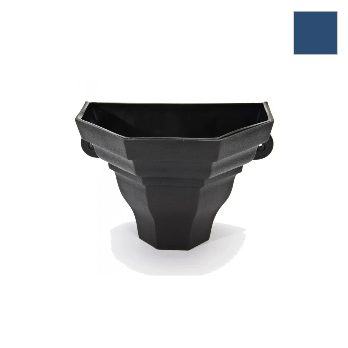 Ci Wall Planter Ogee Medium Oxford Bl