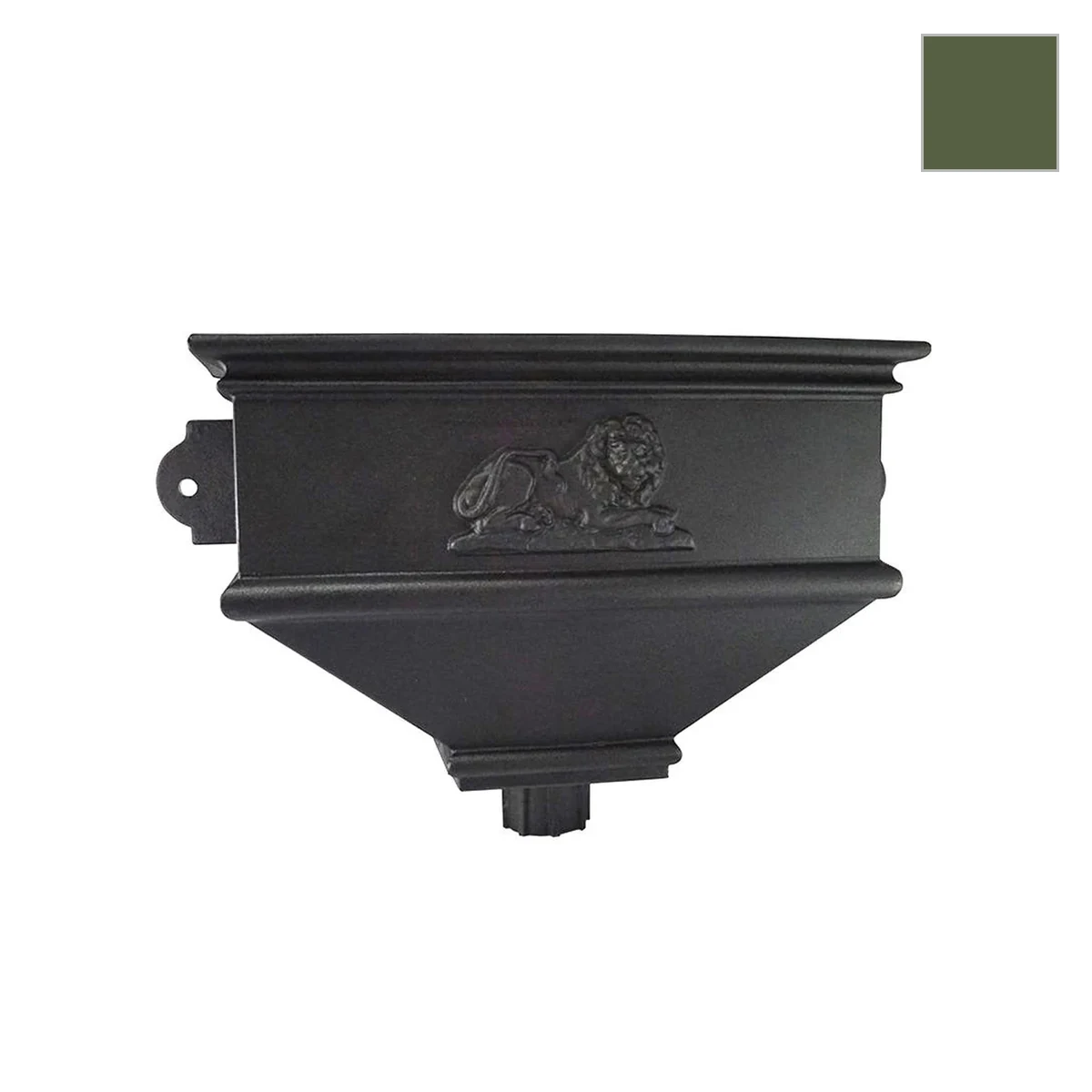 Ci Long Hopper with Lion Olive Grn