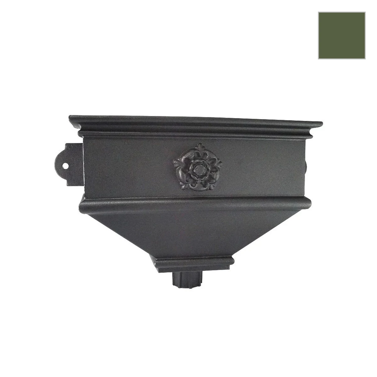 Ci Long Hopper with Tudor Rose Olive Grn