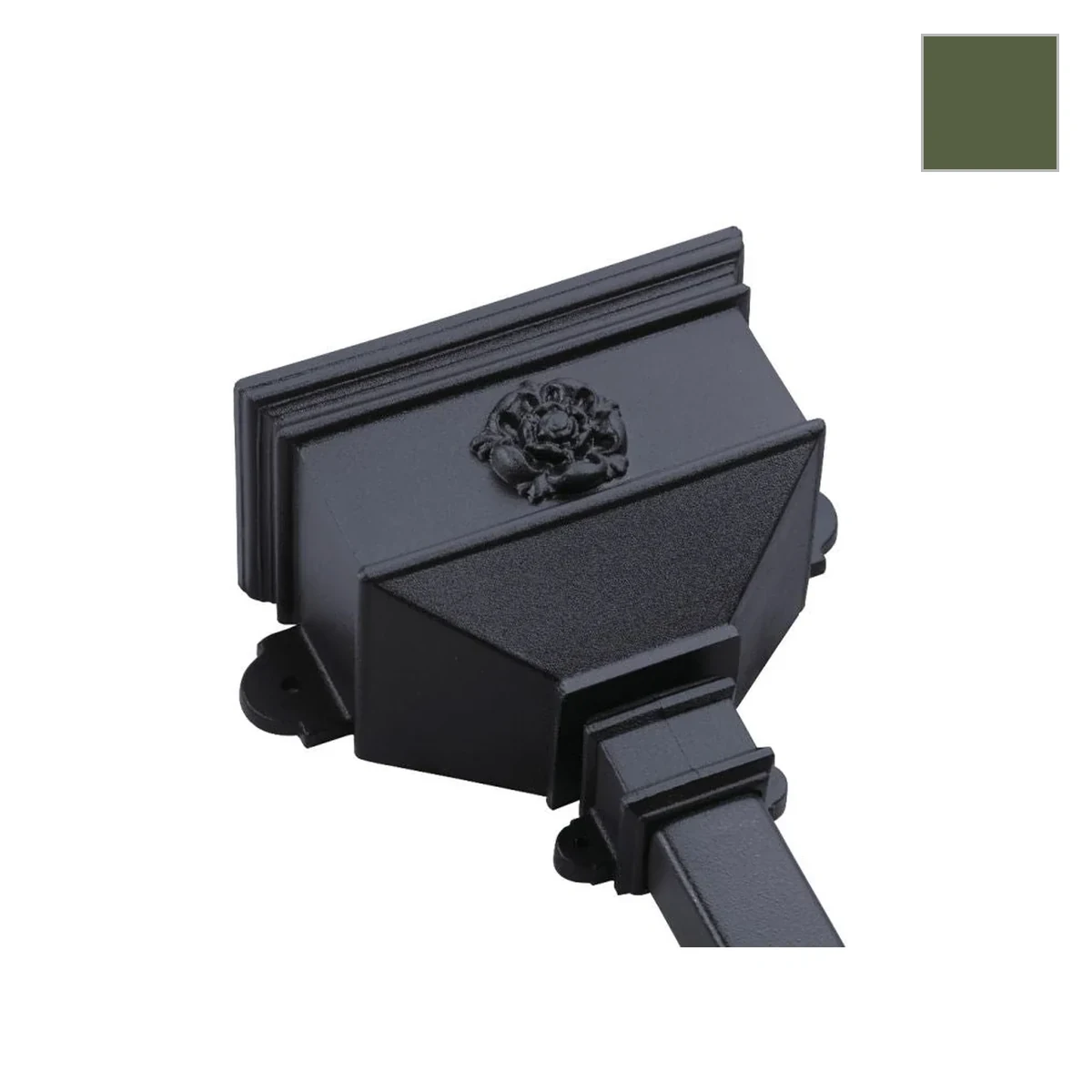 Ci Small Hopper with Tudor Rose Olive Grn