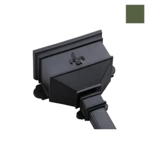 Ci Small Hopper with Fleur De Lys Olive Grn
