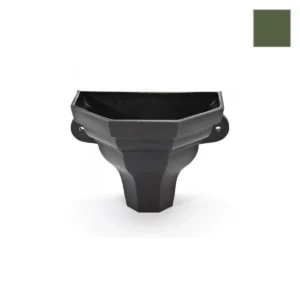 Ci Wall Planter Ogee Small Olive Grn