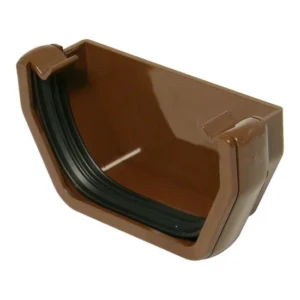 Square External Stopend-Brown