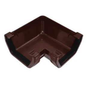 90° Square Gutter Angle-Brown