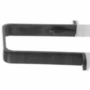 Square Pipe Clip-Anthracite