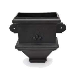 Ci Wall Bath Planter Black