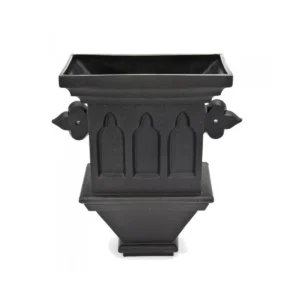 Ci Wall Gothic Planter Black