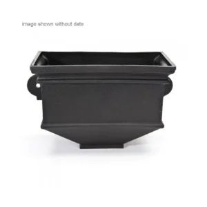 Ci Short Box Planter Dated (state date) Black