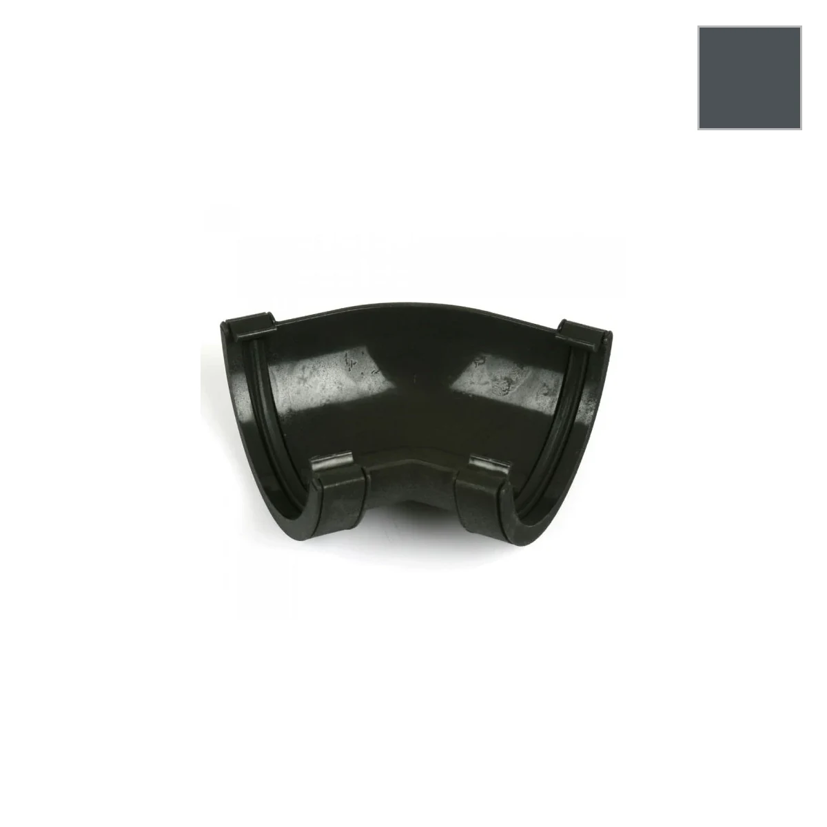 Ci Round 135° Gutter Bend Anth Grey