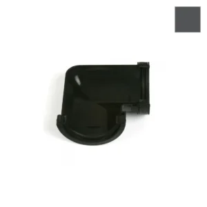 Ci Round 90° Gutter Bend Graphite