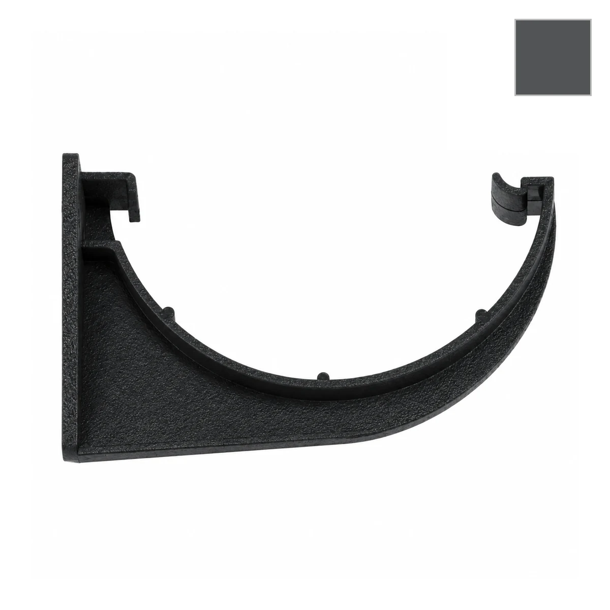 Ci Round Spare Gutter Clip Graphite
