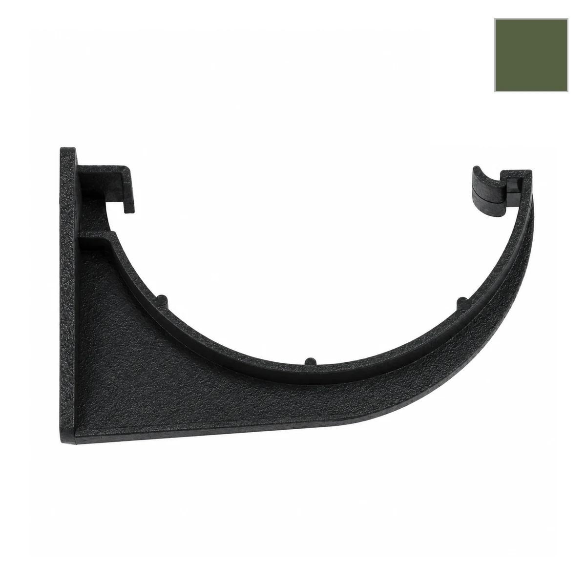 Ci Round Spare Gutter Clip Olive Grn