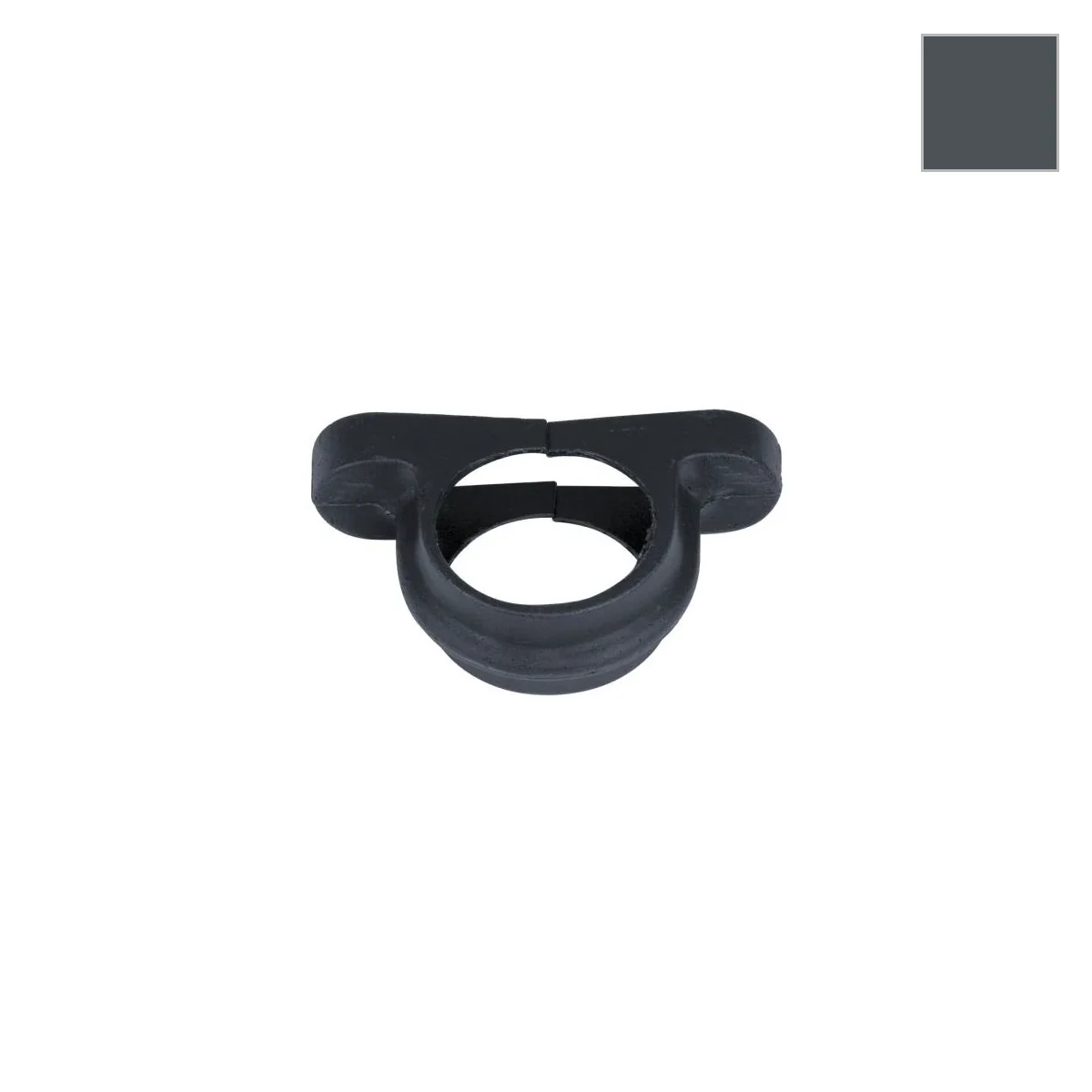 Ci Round Downpipe Clip Anth Grey