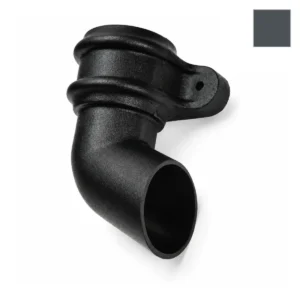 Ci 68mm Round Corner Shoe with Lugs Anth Grey